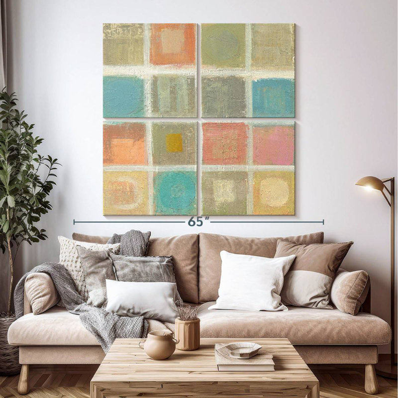 Avery Sea Glass Mosaic Tile, 74" H x 74" W