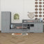  Lit superposé simple en bois avec lit gigogne, armoire, armoire, bureau et tiroirs Clervius-850556340