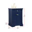 Ensemble de meuble-lavabo simple 24 po 24 po-1931130162