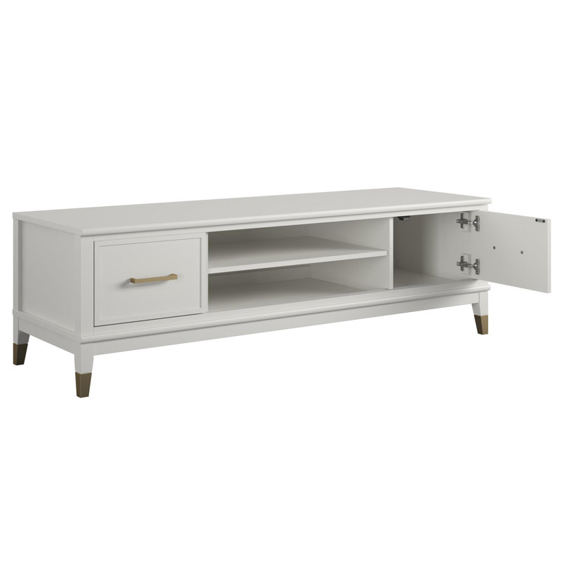 Unfinished TV Stand for TVs up to 65", White