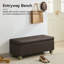 Banc de rangement rembourré en similicuir de 41 po de largeur-1444370129-1456004173