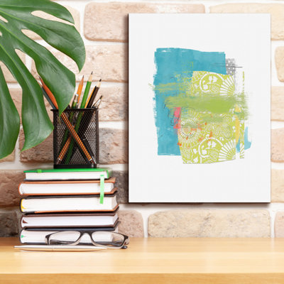 «Epic Graffiti» «Beach Day 4» par Suzanne Nicoll, art mural sur toile, 12 po x 16 po