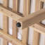 Ensemble de fauteuils d'extérieur contemporains en bois d'acacia avec coussins moelleux
