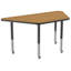 Table d'activité trapézoïdale à hauteur réglable avec pieds trapus-774649180-774649210-774649214