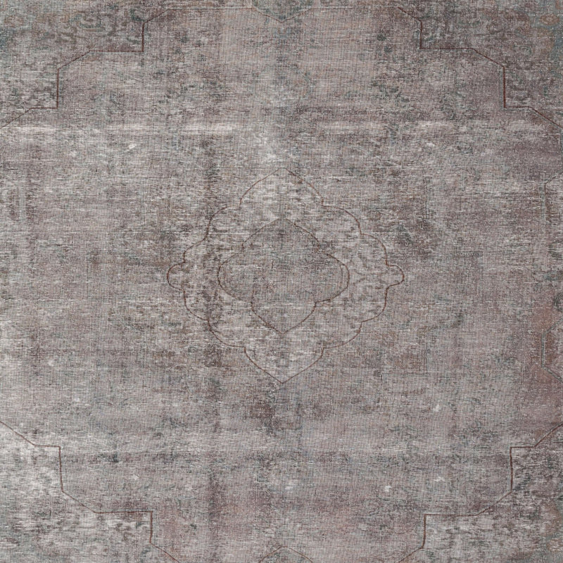 Tapis 100% traditionnel lavable à la machine 3283, Carré 7 pi