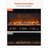 Wrought Studio™ Black Electric Fireplace-679524965