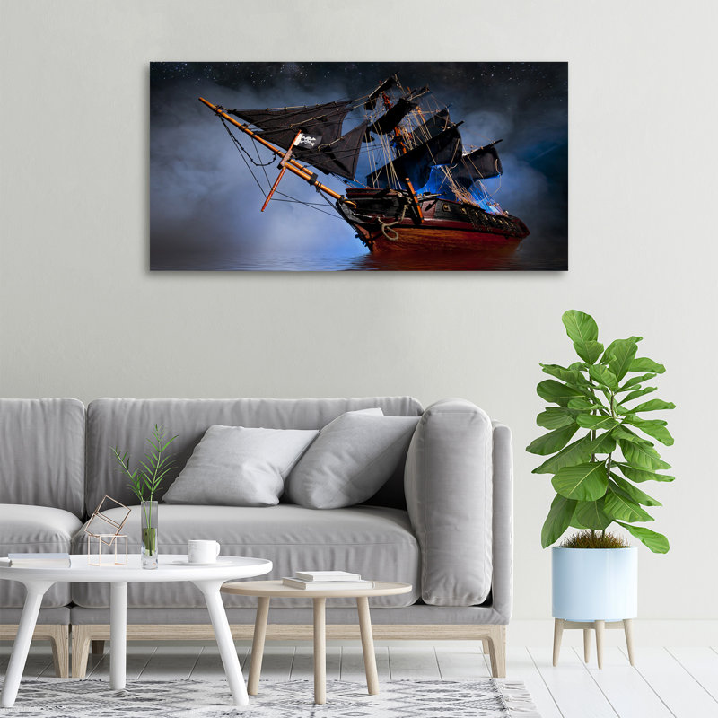 Pirate Ship - Wrapped Canvas Print