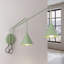 Nox Steel Flush Mounted Sconce-1191725700-1191725734-1191725755