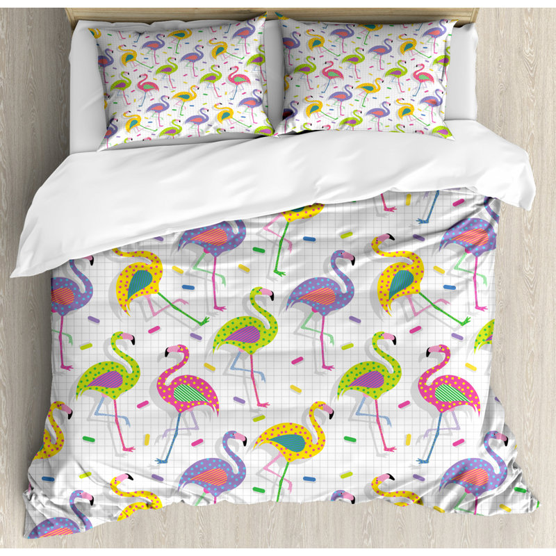 Coastal Polyester Duvet Cover, Queen Duvet Cover + 2 Pillow Shams