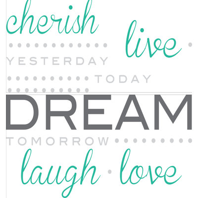 Text & Numbers Non-Wall Damaging Wall Decal