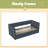 Twin Size Corduroy Daybed With Two Drawers And Wood Slat-143821972
