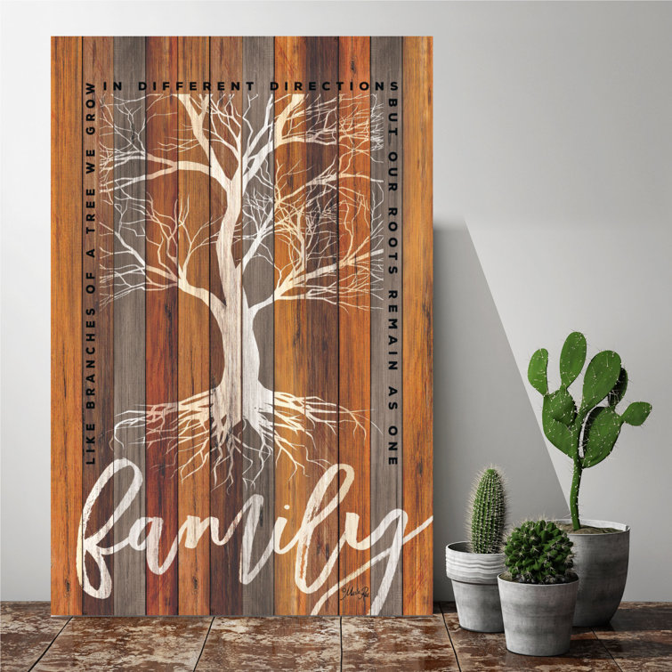 Winston Porter Family Tree On Canvas Graphic Art | Wayfair