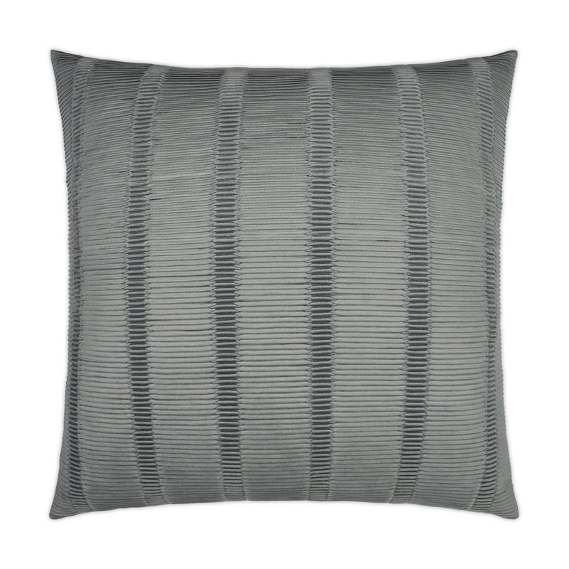 Coussin décoratif Upstate, Argent argent, Carré 36 po