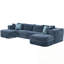 Canapé modulaire modulaire avec deux repose-pieds mobiles-1957507633