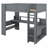 Jaylein Kids Loft Bed with Drawers-1020162050
