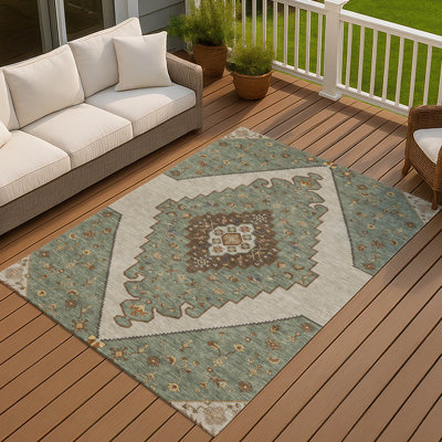 Tapis intérieur / extérieur lavable à la machine Chantille ACN2472 Global