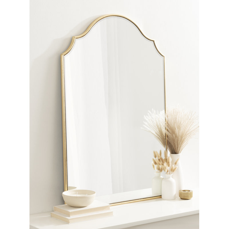 Aleeza Arch Mirror, Gold, 36" x 24"