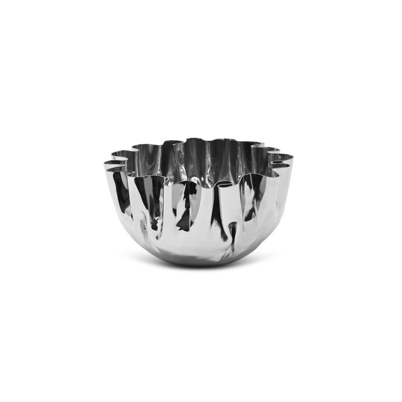 Takiesha Serving Bowl, Silver