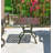 Caswell Square Metal Outdoor Side Table , 21.5'' in. W 21.5'' in. D