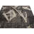 Handmade Modern Rug Gray Black Geometric Paint Strokes Pattern By Rug & Kilim-123105366