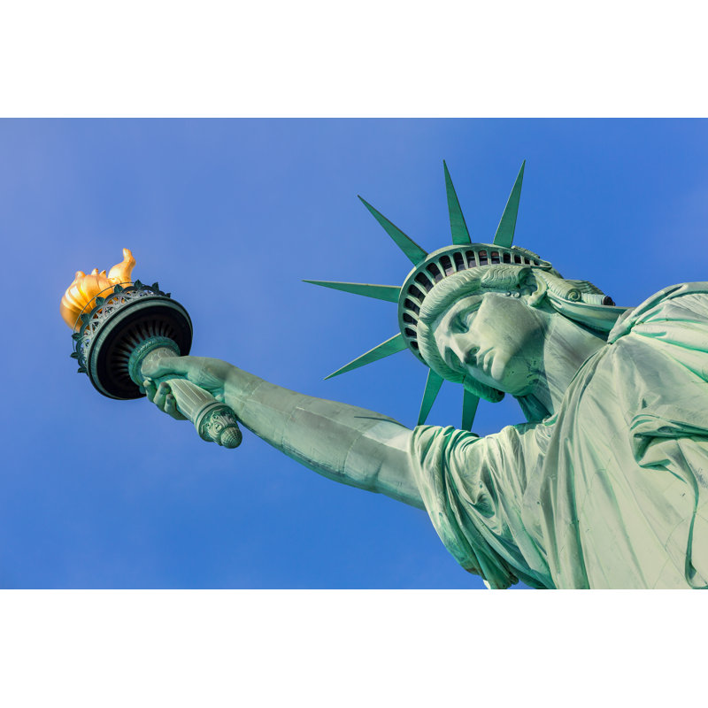 Statue de la liberté - Photographie sur toile tendue, H 24 po x l 36 po