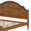 Lit plateforme durable en bois, tête et pied de lit assortis-129427985