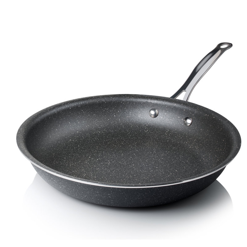 Poêle à frire antiadhésive en aluminium Granitestone avec poignées qui restent froides, va au four et au lave-vaisselle