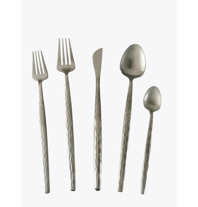 Canora Grey Amani 30 Piece Stainless Steel Cutlery Set , Service for 6, Silver