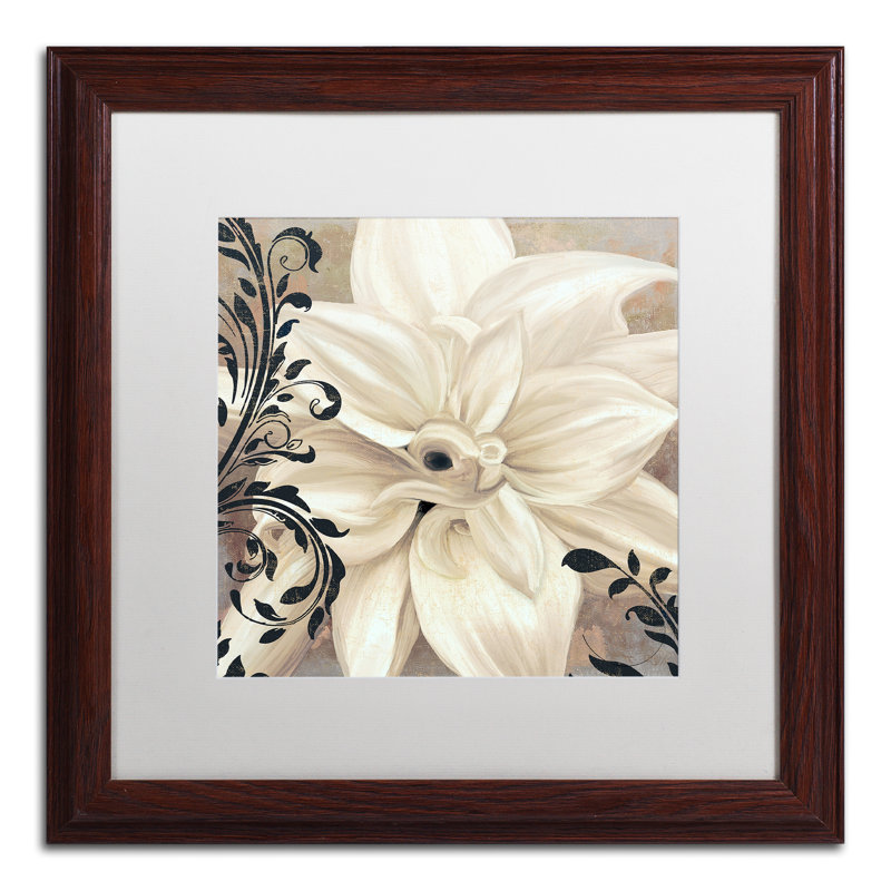 «Winter White II» par Jadaya, reproduction d'art encadrée, Blanc, H 16 po x l 16 po x P 0,5 po