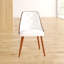 Chaise d'appoint rembourrée et capitonnée Amundi-1165404494