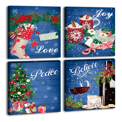 4 - Pieces Painting Print