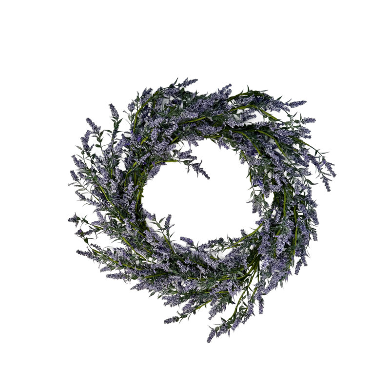 Couronne artificielle lavande sauvage mauve