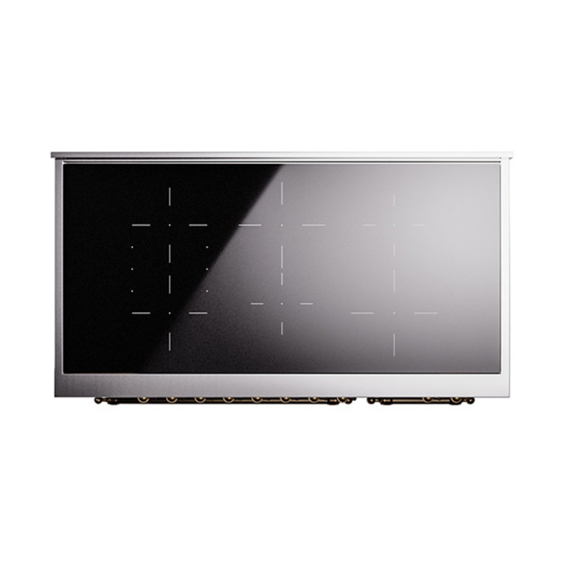 ILVE Nostalgie II Noblesse 48 in Induction Range, Burgundy/Burnished