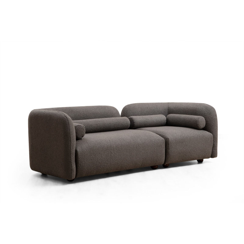 89.8" Upholstered Modular Sofa