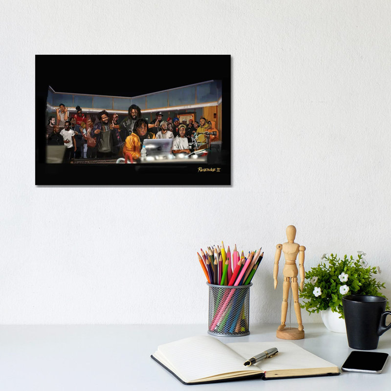 Rap Camp 1 Piece Wrapped Canvas Painting, 20.32cm H x 30.48cm W x 1.9cm D