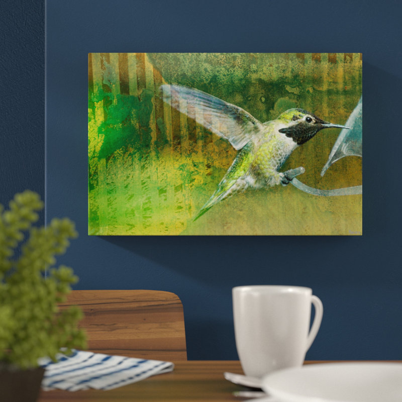 Violetear by Parvez Taj - 1 Piece Wrapped Canvas Wall Art, 51cm H x 76cm W