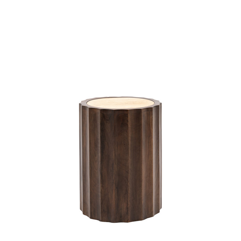 Charneka Drum End Table
