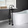 Glory 3 Handle Bathroom Clawfoot Tub Faucet with Diverter
