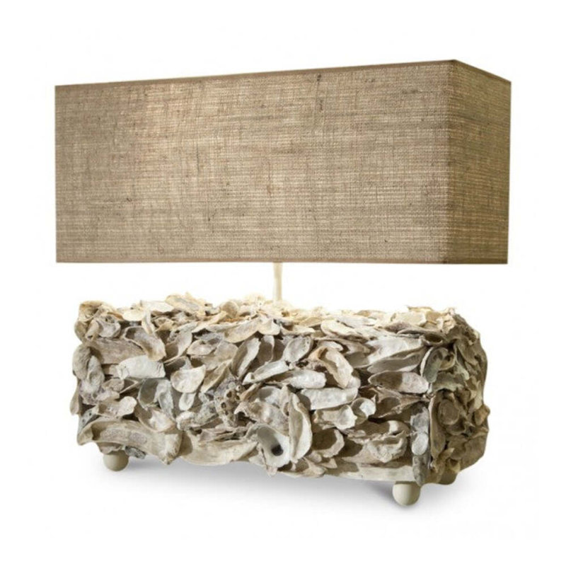 Oyster Shell Shell Table Lamp