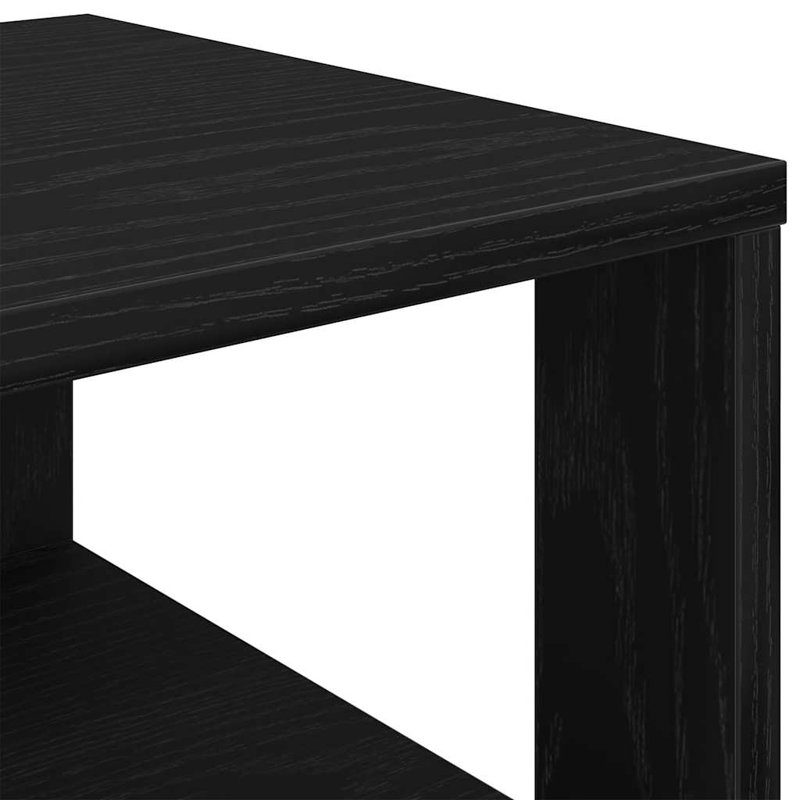 6 Pair Shoe Rack, Black