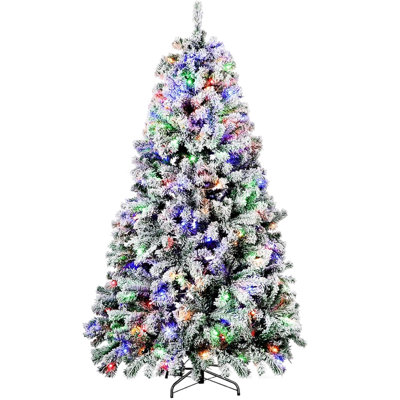 Lighted Pine Christmas Tree