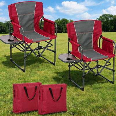 Oversized Directors Camping Chairs, Up to 400 Lbs