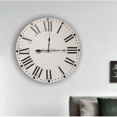 Horloge murale surdimensionnée campagne Witten