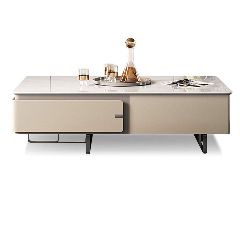 Table basse Sintered Stone, 16.14" H x 51.18" L x 27.56" W