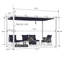 4m x 3m Aluminium Pergola-496900405