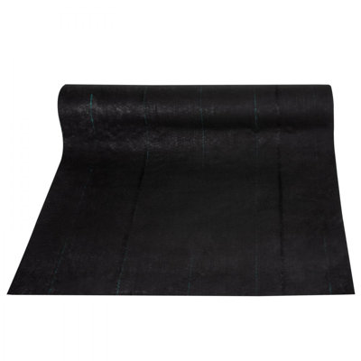 Géotextile résistant au gazon pour jardin, patio, noir