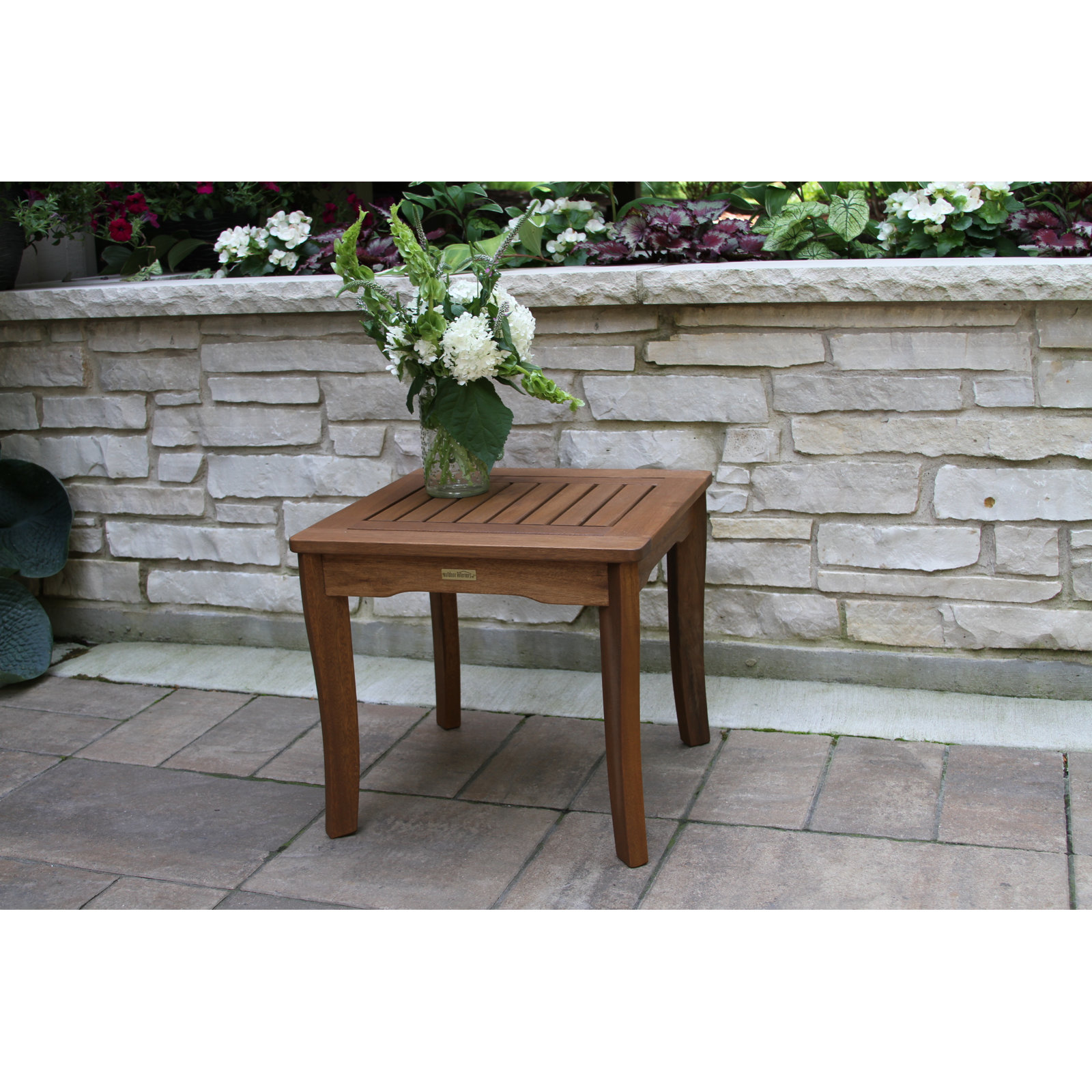 Arnot 2-Person Eucalyptus Patio Seating Group, Driftwood Gray