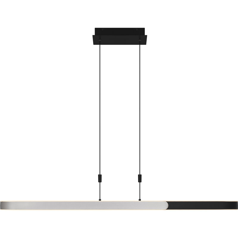 Luminaire intégré pour îlot noir mat Mersedes