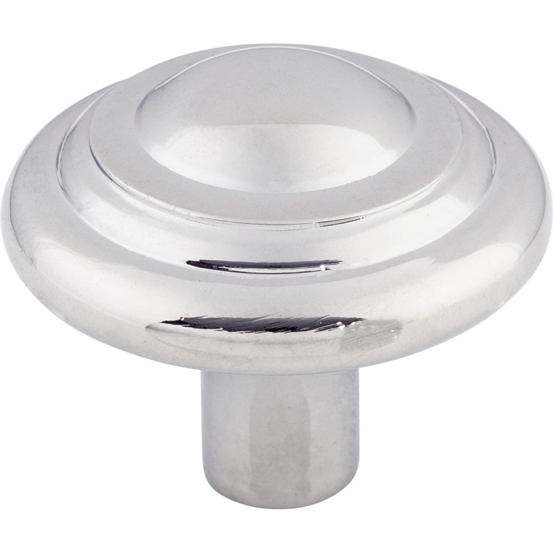 Aspen Round Knob, 1 3/4" Knob Diameter, Polished Chrome