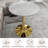 Marble-Top Round Side Table With Tapered Pedestal Base, Ideal For Living Room, Modern Minimalist Design-318261018